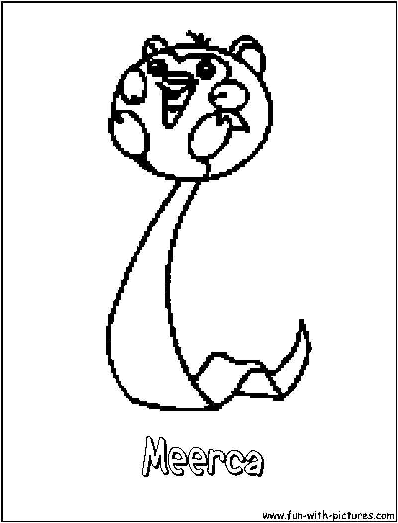Meerca Coloring Page 