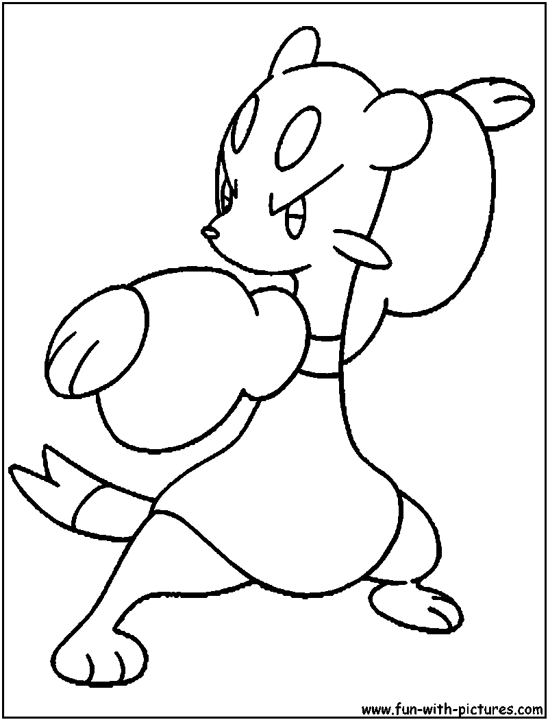 Mienfoo Coloring Page 