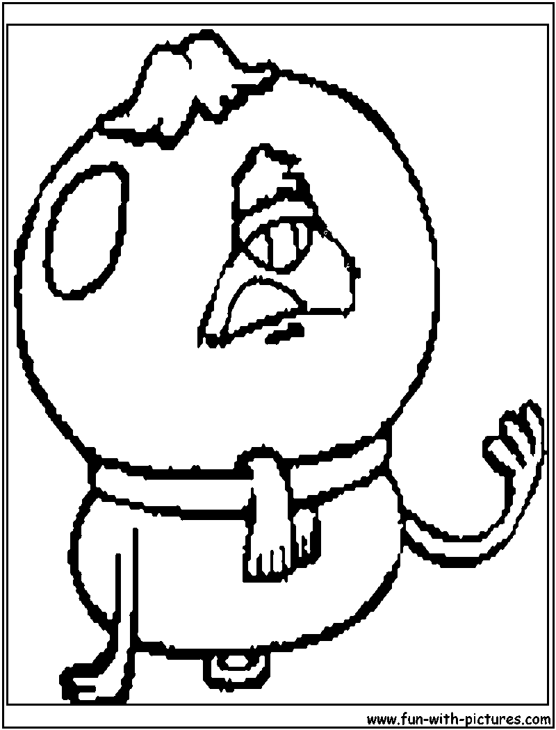 Mr Fugu Chowder Coloring Page 