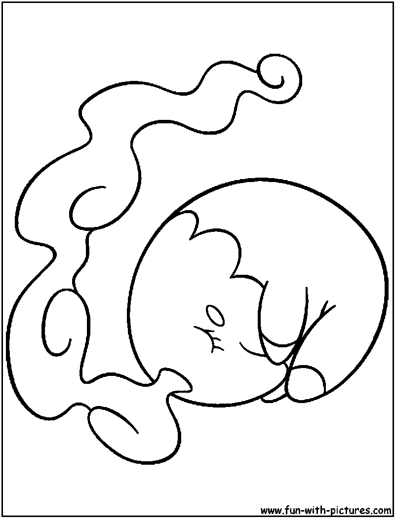 Musharna Coloring Page 