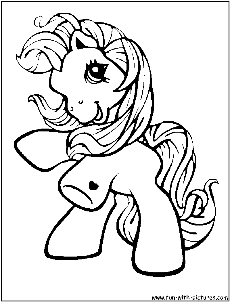 my little ponys coloring pages - photo #44