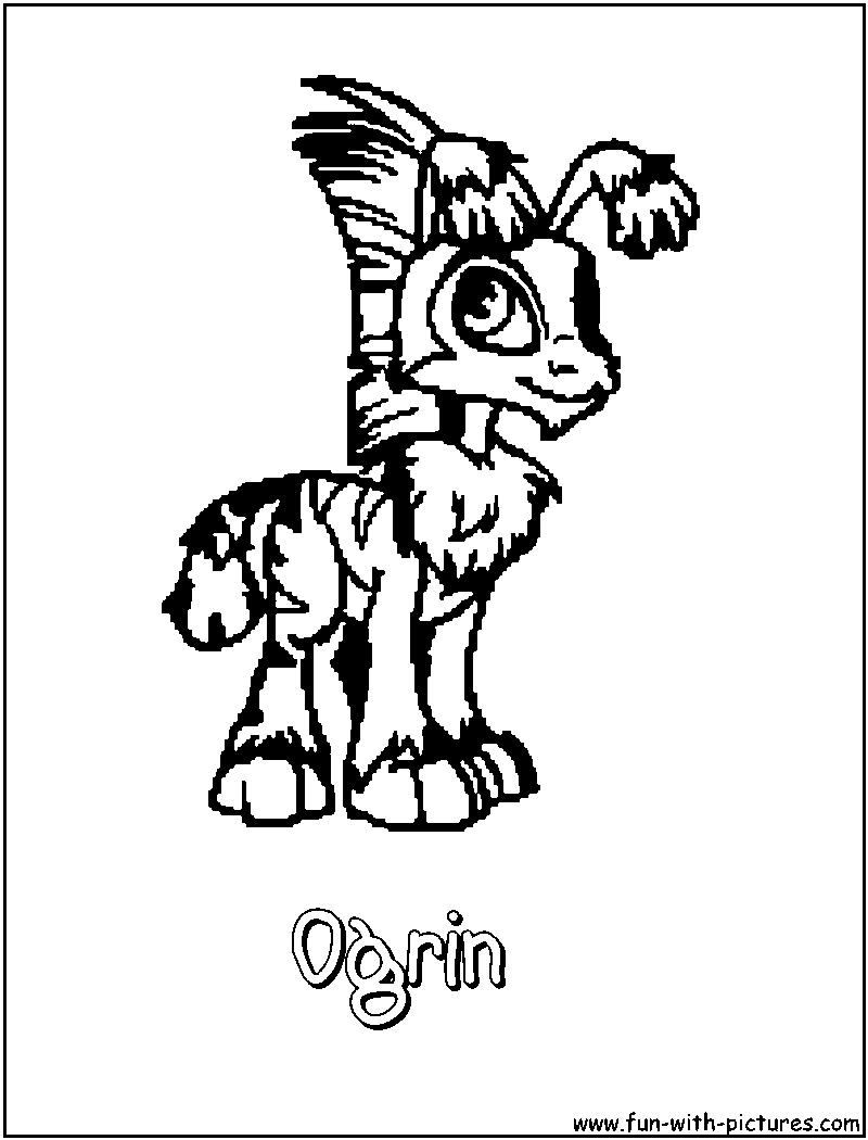 Ogrin Coloring Page 