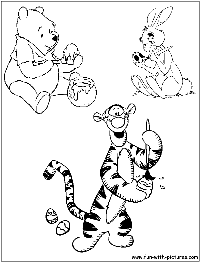 Disney Easter Coloring Pages - Free Printable Colouring ...