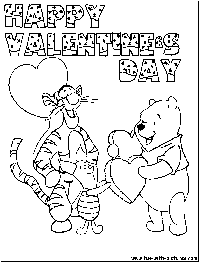 valentine s coloring pages free - photo #18