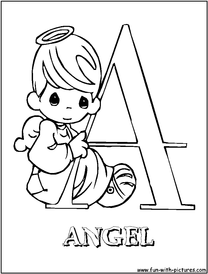 Preciousmoments A Coloring Page 