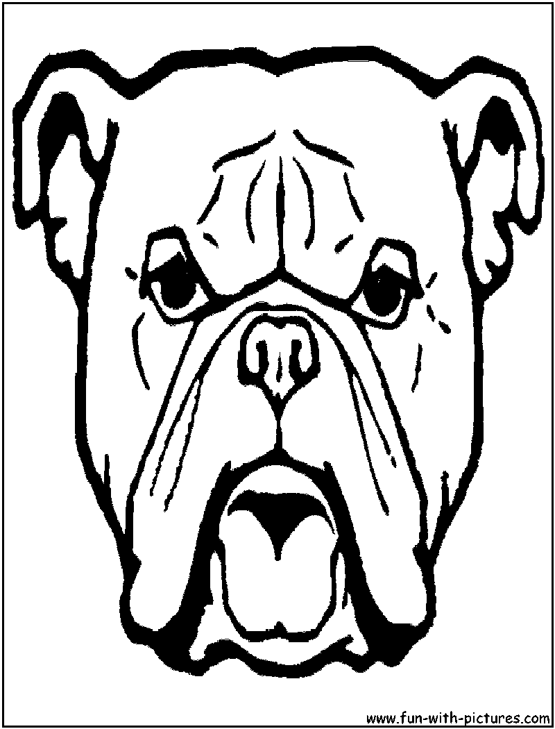 Pugface Coloring Page 