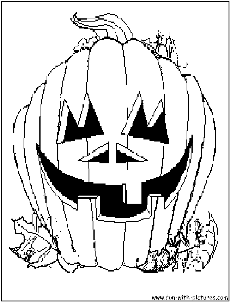 Pumpkin Coloring Page2 