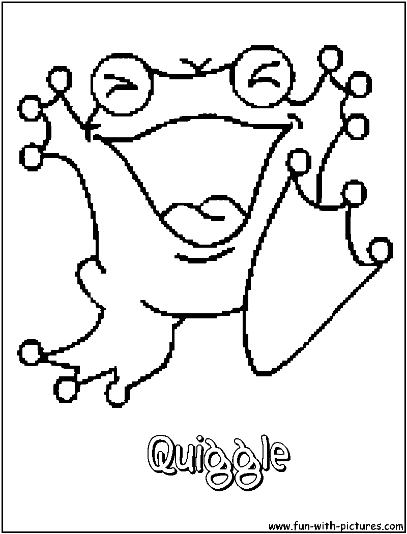 Quiggle Coloring Page 