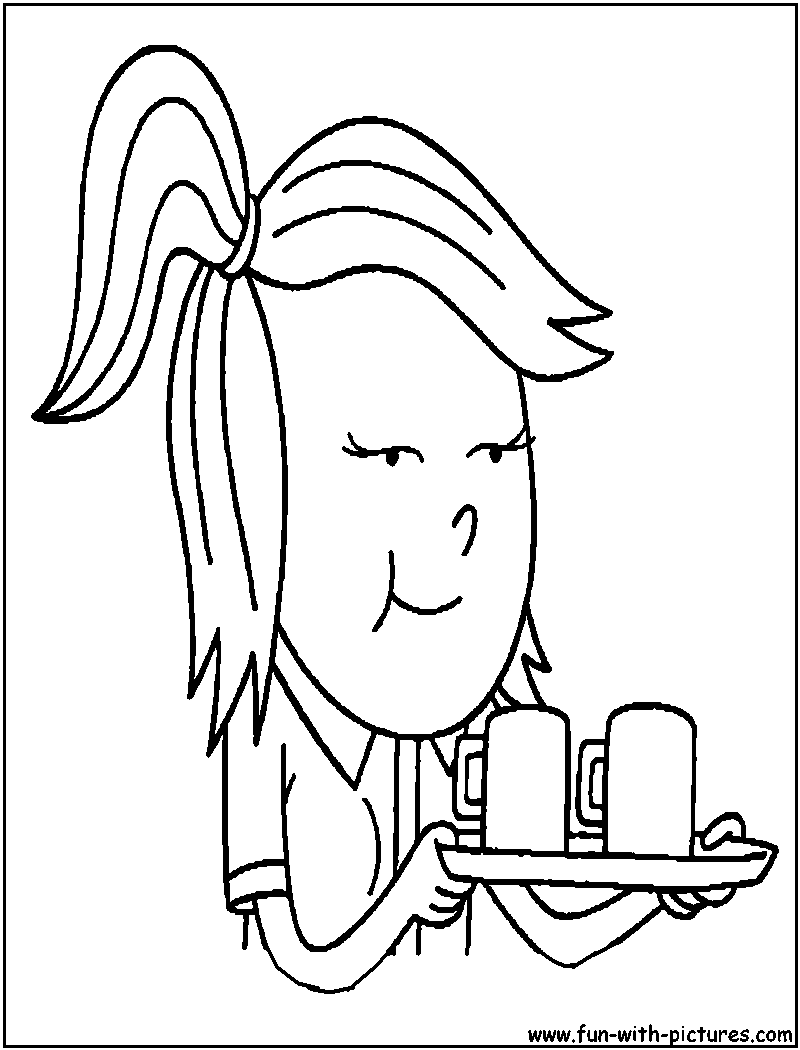 Regular Show Eileen Coloring Page 