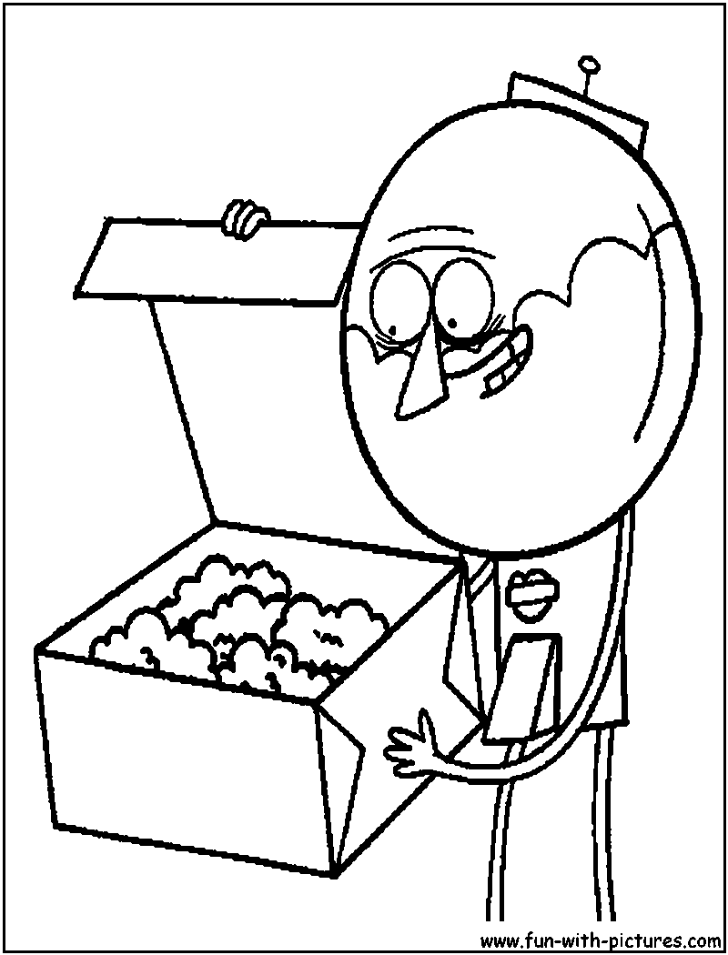 Regularshow Benson Coloring Page 