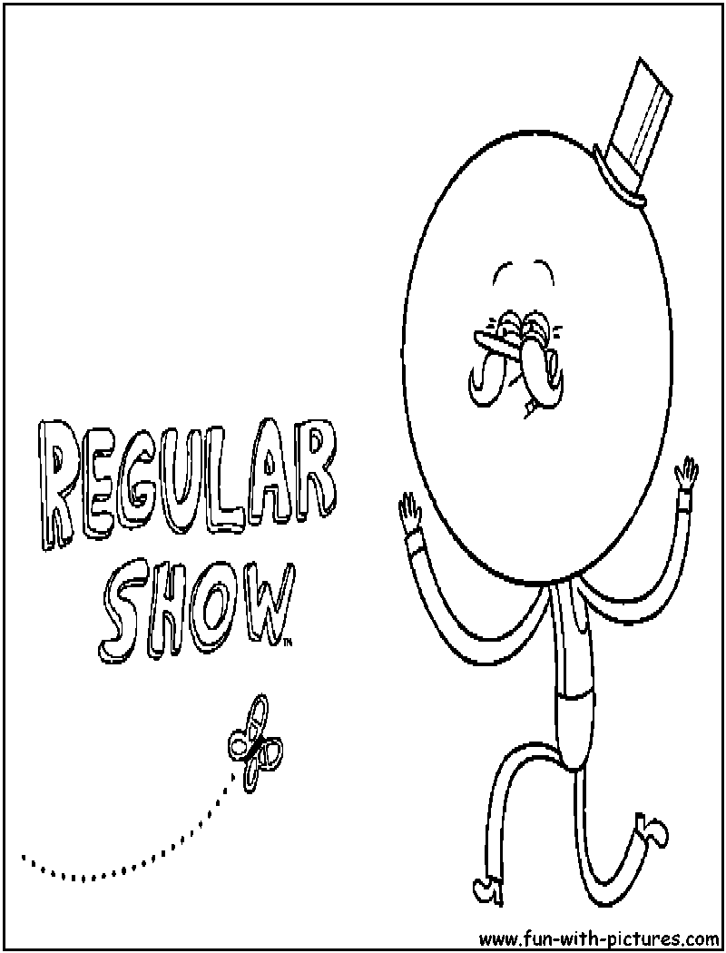 Regularshow Popsmaellard Coloring Page 