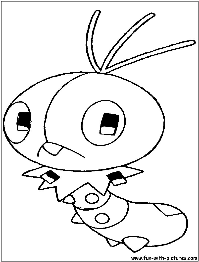 Scatterbug Coloring Page 