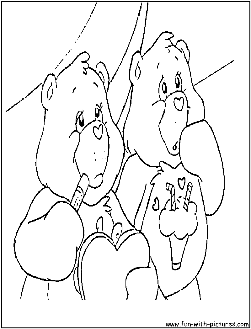 Sharebear Coloring Page 