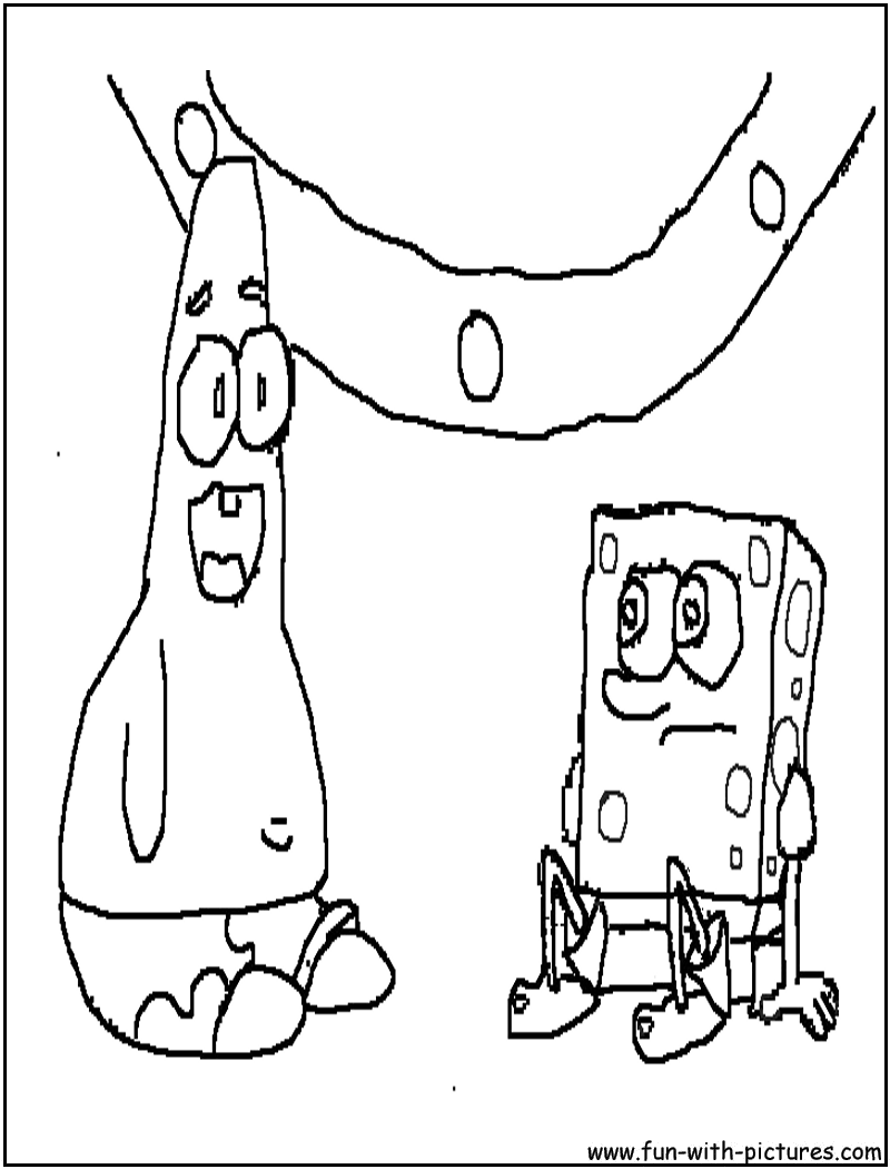 Spongebob Patrick Coloring Page 