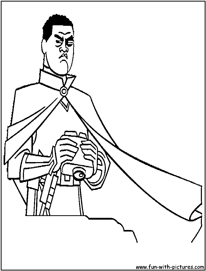 Starwars Captain Coloring Page 