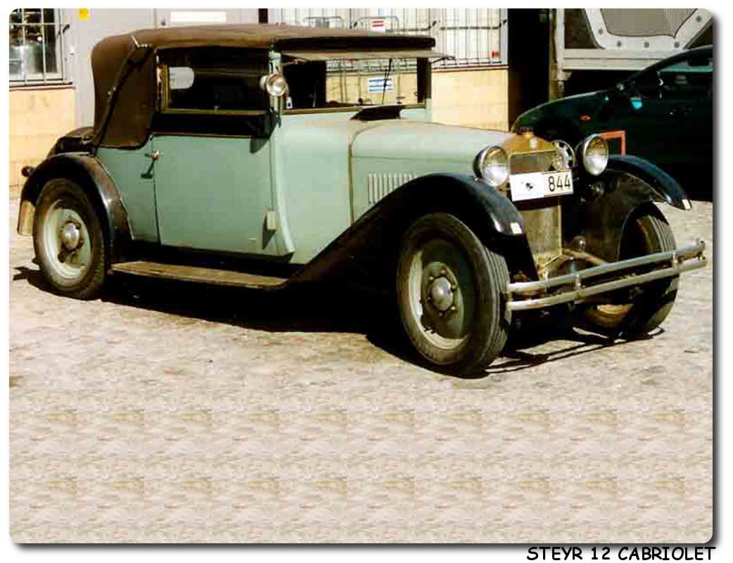 Steyr Cabriolet Car 