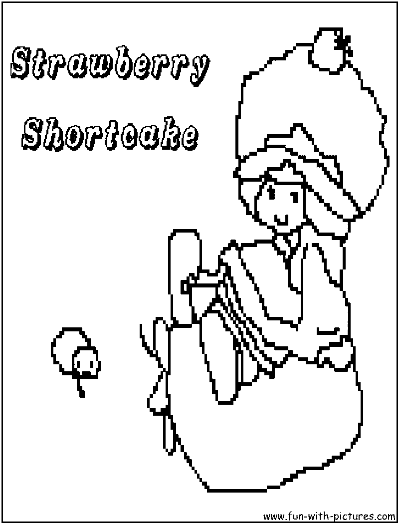 Strawberry Shortcake Coloring Page4 