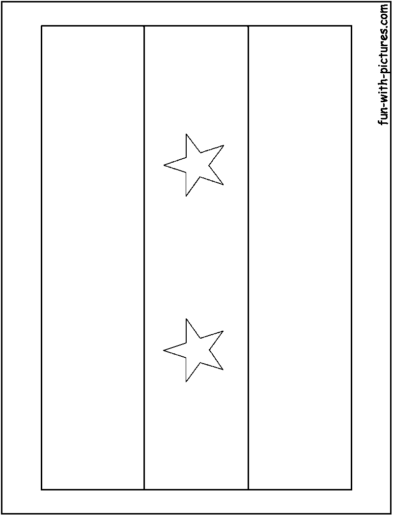 Syria Flag  Coloring Page