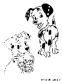 101dalmations Easter Coloring Page 