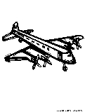 Airplane Coloring Page 