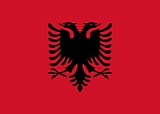 Albania Flag  Coloring Page