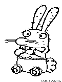 almostnakedanimals bunny coloring page