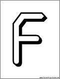 alphabet letters F