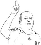 Arjen Robben Coloring Page 