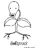 Bellsprout Coloring Page 