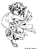 beyblade ray coloring page