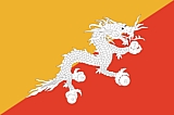 Bhutan Flag  Coloring Page