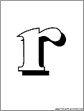 blockletter r