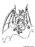 Blue Dragon Coloring Page 