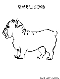 Bulldog Coloring Page 