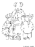 Cartoon Animal Picture Coloring Page7 