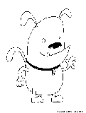 Cartoon Babypugg Coloring Page 