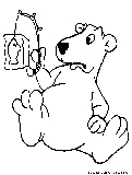 Cartoonbear Coloring Page 