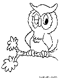 Cartoonowl Coloring Page 