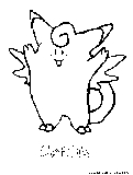 Clefable Coloring Page 