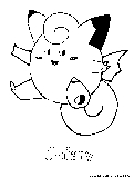 Clefairy Coloring Page 