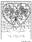 colorbynumbers valentineheart