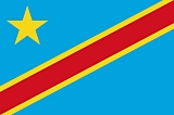 Congo Flag  Coloring Page