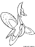 Cresselia Coloring Page 