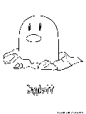 Diglett Coloring Page 