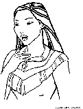 Disneyprincess Pocahontas Coloring Page 