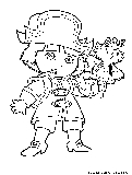 Dora The Pirate Coloring Page 