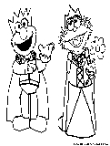 Elmozoe Sesamestreet Coloring Page 