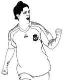 Fernando Torres Coloring Page 