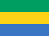 Gabon Flag  Coloring Page