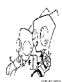 Gir Invaderzim Coloring Page 